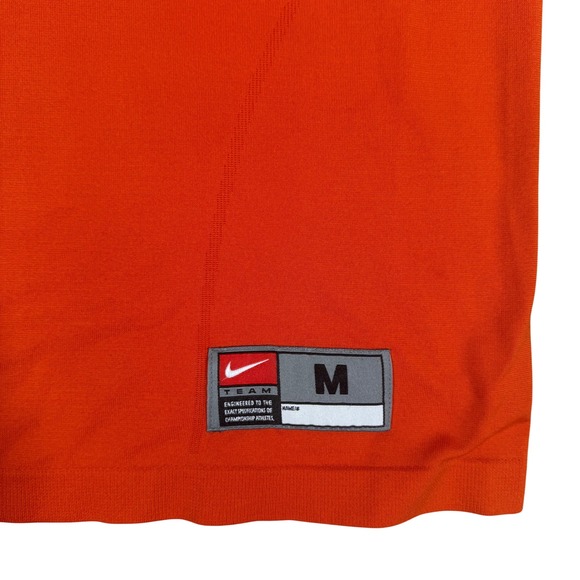 Nike Team Clemson Tigers Performance Shirt Men's Medium Orange NCAA Training - Picture 4 of 7